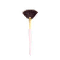 HKM-363923 Blush Loose Powder Makeup Brush with Man-Made Fiber Bristles in Elegant Silver or Color Options