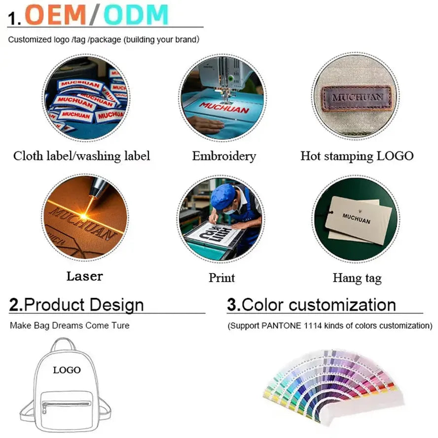 JMT-403914 Stylish Retro Canvas and Cowhide Messenger Bag for Business and Daily Use