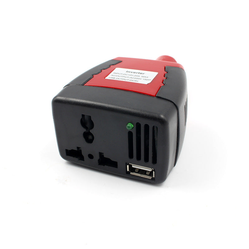 KTX-068307 150W 12V DC to 110V AC Power Inverter with USB Output