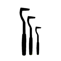 HKM-494675 Pet Tick Hook Extractor - 3-Piece Set in Various Colors for Dog Care