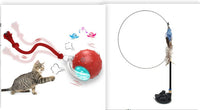 HKM-495955 Interactive Cat Toy Ball with Auto Shut-Off and Three Speed Modes