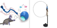 HKM-495955 Interactive Cat Toy Ball with Auto Shut-Off and Three Speed Modes