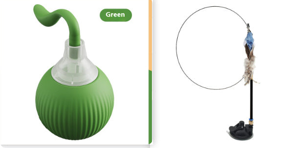 HKM-495955 Interactive Cat Toy Ball with Auto Shut-Off and Three Speed Modes