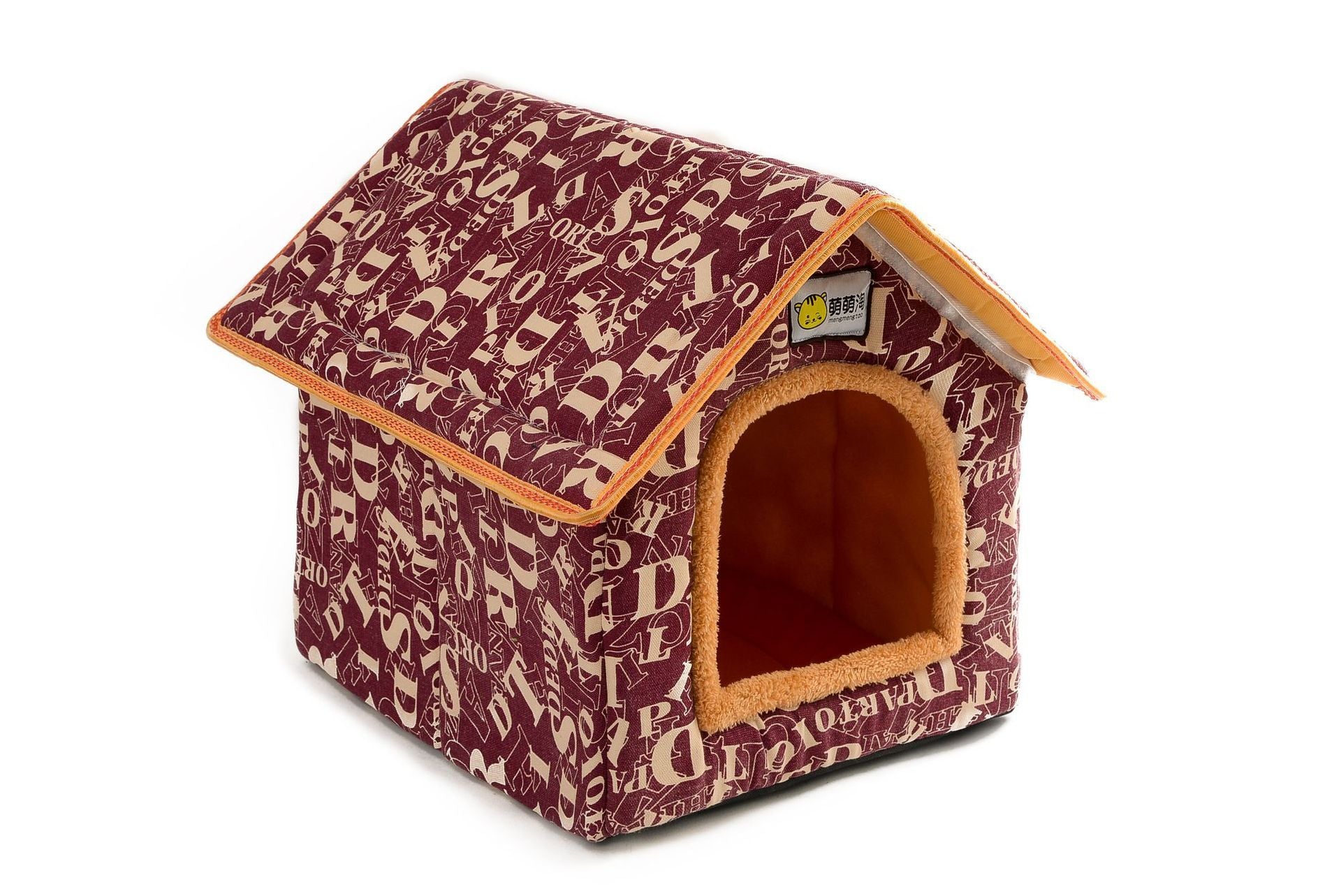 JMT-406282 Cozy Removable and Washable Winter Pet Bed for Dogs - Chimney House Style