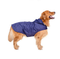 HKM-851987 Reflective Hooded Raincoat Poncho for Big Dogs - Waterproof and Durable Design