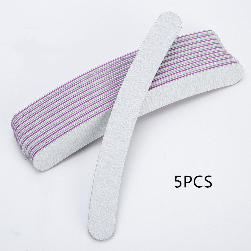 HKM-681811 Smooth Finish Nail File Polishing Strips - Gray Sand, Comfortable Use for All Skin Types, 2-Year Shelf Life