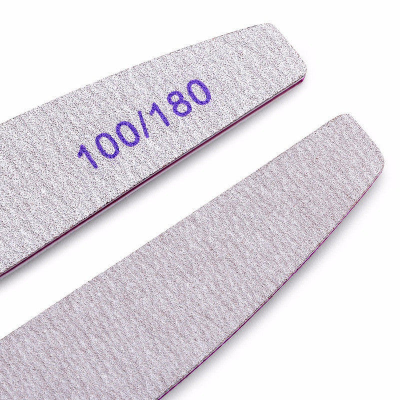 HKM-681811 Smooth Finish Nail File Polishing Strips - Gray Sand, Comfortable Use for All Skin Types, 2-Year Shelf Life