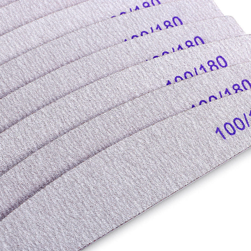 HKM-681811 Smooth Finish Nail File Polishing Strips - Gray Sand, Comfortable Use for All Skin Types, 2-Year Shelf Life
