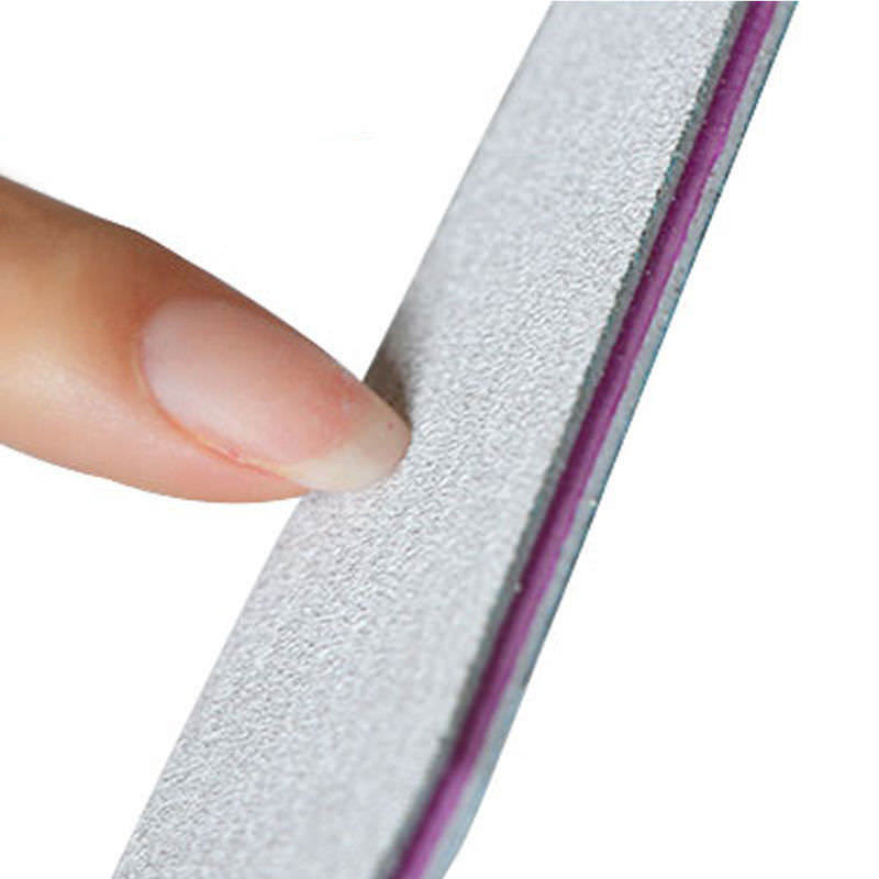 HKM-681811 Smooth Finish Nail File Polishing Strips - Gray Sand, Comfortable Use for All Skin Types, 2-Year Shelf Life