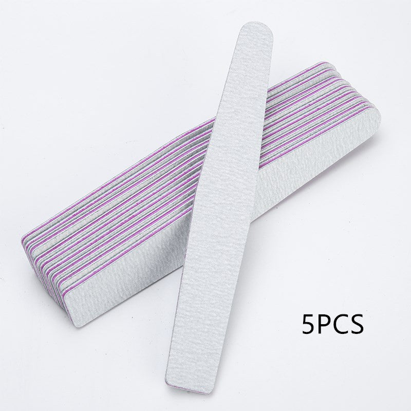 HKM-681811 Smooth Finish Nail File Polishing Strips - Gray Sand, Comfortable Use for All Skin Types, 2-Year Shelf Life