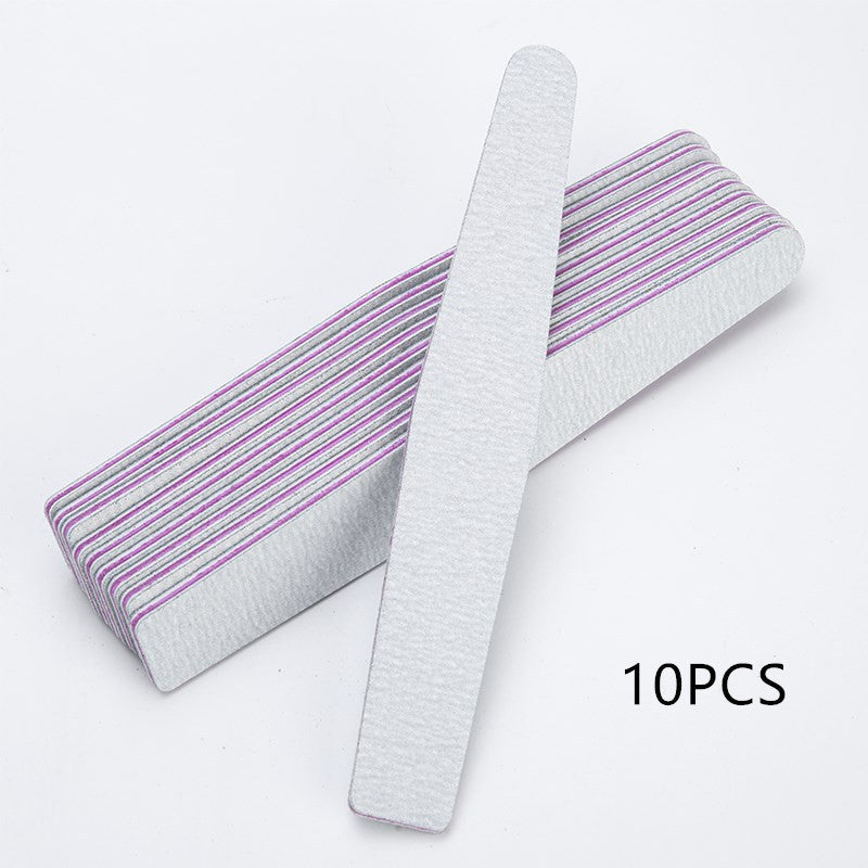 HKM-681811 Smooth Finish Nail File Polishing Strips - Gray Sand, Comfortable Use for All Skin Types, 2-Year Shelf Life