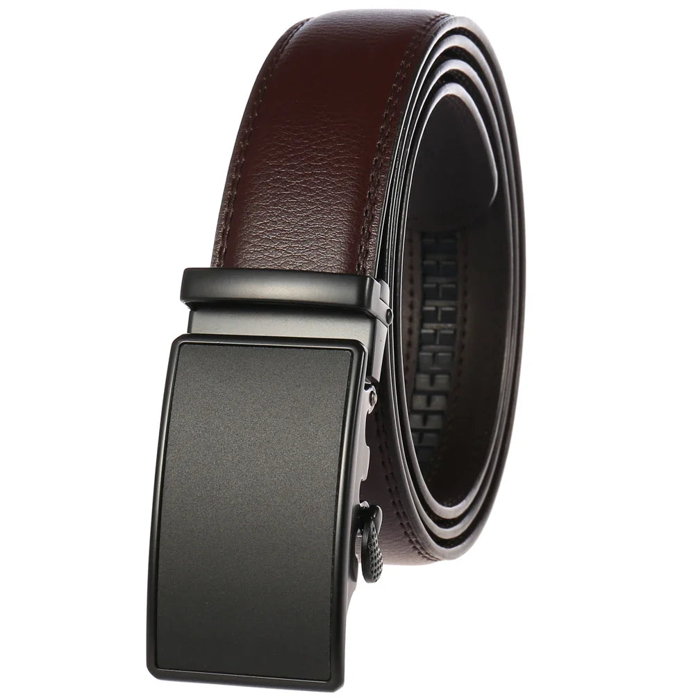 HKM-922771 Men's Multi-Colour Automatic Buckle Belt - Stylish and Versatile Accessory
