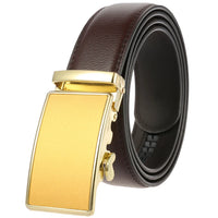 HKM-922771 Men's Multi-Colour Automatic Buckle Belt - Stylish and Versatile Accessory