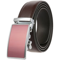 HKM-922771 Men's Multi-Colour Automatic Buckle Belt - Stylish and Versatile Accessory
