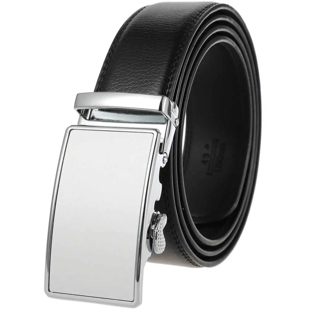 HKM-922771 Men's Multi-Colour Automatic Buckle Belt - Stylish and Versatile Accessory