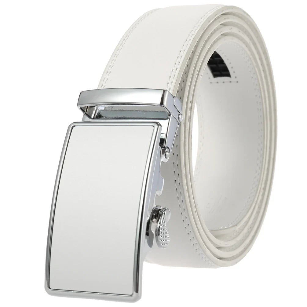 HKM-922771 Men's Multi-Colour Automatic Buckle Belt - Stylish and Versatile Accessory