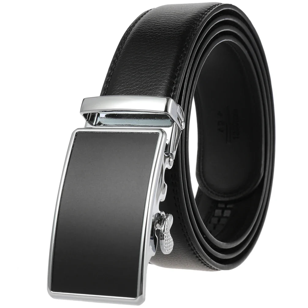 HKM-922771 Men's Multi-Colour Automatic Buckle Belt - Stylish and Versatile Accessory