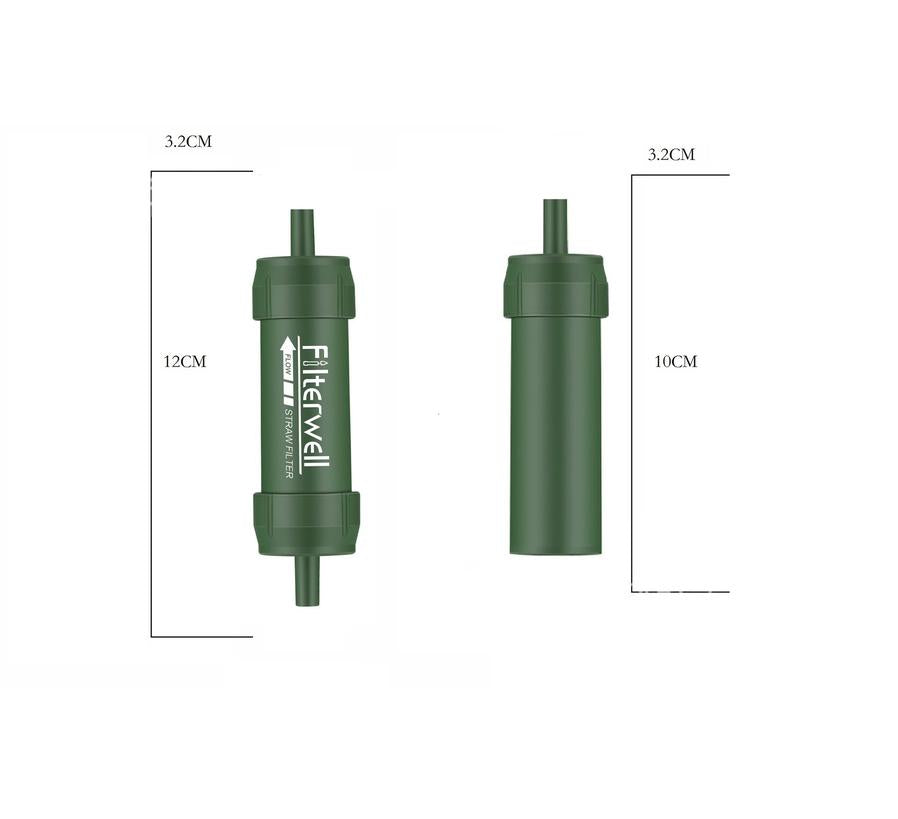 KTX-611219 Portable Water Purification Straw for Camping and Outdoor Activities