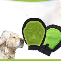HKM-442643 Pet Grooming Cleaning Set with Rake Comb and Bath Gloves for Hair Removal