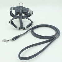 HKM-578131 Adjustable Pet Chest Strap Suit - Polyester Harness with Zinc Alloy Hardware (Sizes S & M)