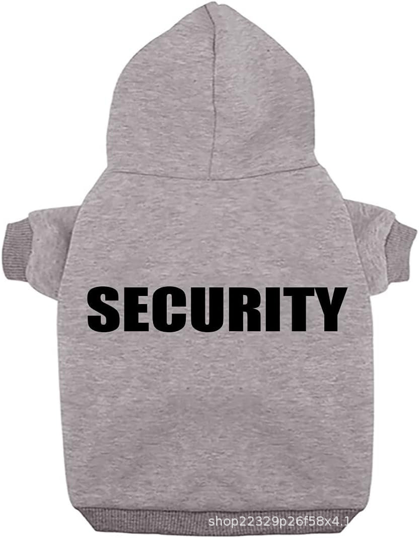 HKM-358163 Fleece-Lined Casual Dog Hoodie for Cozy Warmth - Black & Gray Options