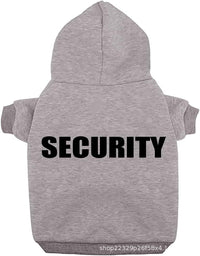 HKM-358163 Fleece-Lined Casual Dog Hoodie for Cozy Warmth - Black & Gray Options