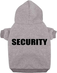 HKM-358163 Fleece-Lined Casual Dog Hoodie for Cozy Warmth - Black & Gray Options