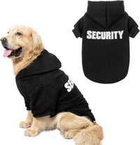 HKM-358163 Fleece-Lined Casual Dog Hoodie for Cozy Warmth - Black & Gray Options