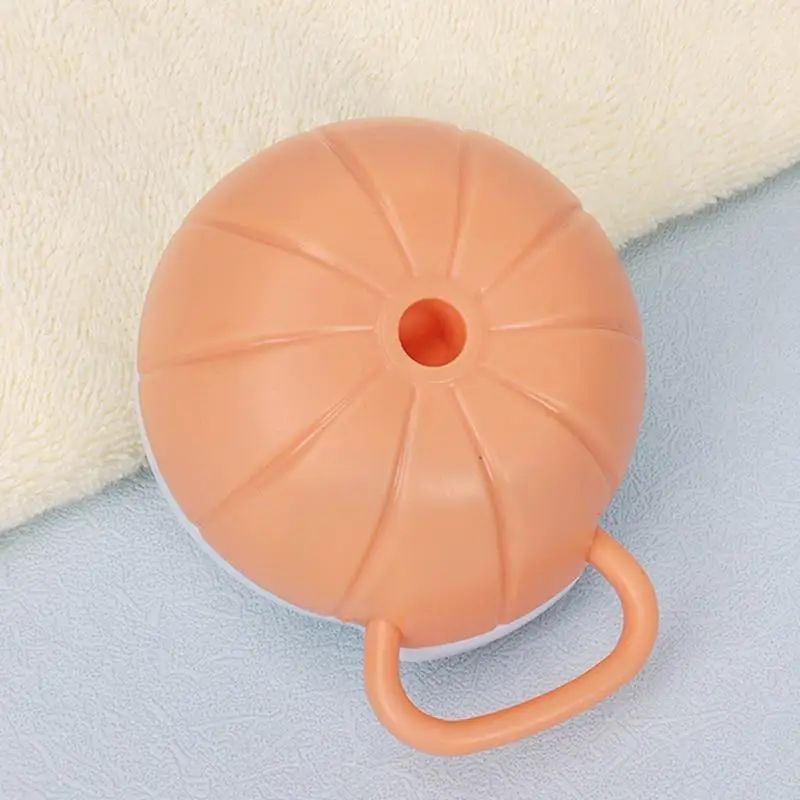 HKM-474259 Silicone Dog Bath Brush with Shampoo Dispenser and Massage Function for Effective Pet Grooming