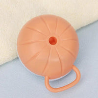 HKM-474259 Silicone Dog Bath Brush with Shampoo Dispenser and Massage Function for Effective Pet Grooming