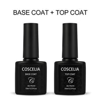 HKM-974419 Vibrant Pure Color Nail Polish Set - 10ml Bottles for Stunning Nails