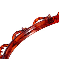HKM-619667 Woven Multi-Layer Wave Bangs Headband - Plastic/Resin, 11x13.5cm