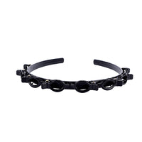 HKM-619667 Woven Multi-Layer Wave Bangs Headband - Plastic/Resin, 11x13.5cm