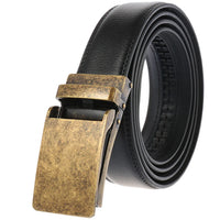 HKM-544211 Luxury Genuine Leather Belt for Men - Fashionable Cowhide Design, Durable and Stylish Accessory