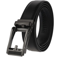 HKM-544211 Luxury Genuine Leather Belt for Men - Fashionable Cowhide Design, Durable and Stylish Accessory