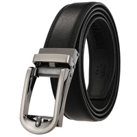 HKM-544211 Luxury Genuine Leather Belt for Men - Fashionable Cowhide Design, Durable and Stylish Accessory