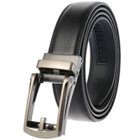 HKM-544211 Luxury Genuine Leather Belt for Men - Fashionable Cowhide Design, Durable and Stylish Accessory