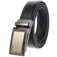 HKM-544211 Luxury Genuine Leather Belt for Men - Fashionable Cowhide Design, Durable and Stylish Accessory