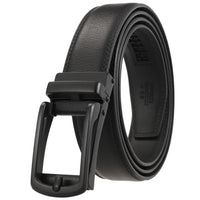 HKM-544211 Luxury Genuine Leather Belt for Men - Fashionable Cowhide Design, Durable and Stylish Accessory