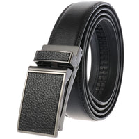HKM-544211 Luxury Genuine Leather Belt for Men - Fashionable Cowhide Design, Durable and Stylish Accessory