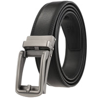 HKM-544211 Luxury Genuine Leather Belt for Men - Fashionable Cowhide Design, Durable and Stylish Accessory