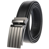 HKM-544211 Luxury Genuine Leather Belt for Men - Fashionable Cowhide Design, Durable and Stylish Accessory