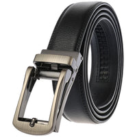 HKM-544211 Luxury Genuine Leather Belt for Men - Fashionable Cowhide Design, Durable and Stylish Accessory