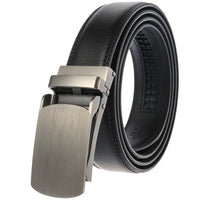 HKM-544211 Luxury Genuine Leather Belt for Men - Fashionable Cowhide Design, Durable and Stylish Accessory