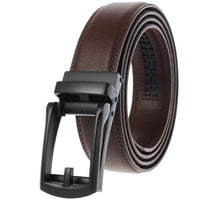 HKM-544211 Luxury Genuine Leather Belt for Men - Fashionable Cowhide Design, Durable and Stylish Accessory