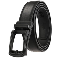 HKM-544211 Luxury Genuine Leather Belt for Men - Fashionable Cowhide Design, Durable and Stylish Accessory