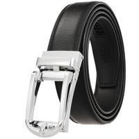 HKM-544211 Luxury Genuine Leather Belt for Men - Fashionable Cowhide Design, Durable and Stylish Accessory