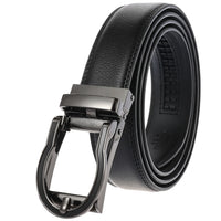 HKM-544211 Luxury Genuine Leather Belt for Men - Fashionable Cowhide Design, Durable and Stylish Accessory