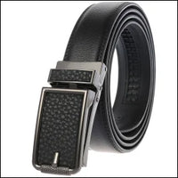 HKM-544211 Luxury Genuine Leather Belt for Men - Fashionable Cowhide Design, Durable and Stylish Accessory