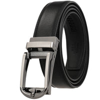HKM-544211 Luxury Genuine Leather Belt for Men - Fashionable Cowhide Design, Durable and Stylish Accessory